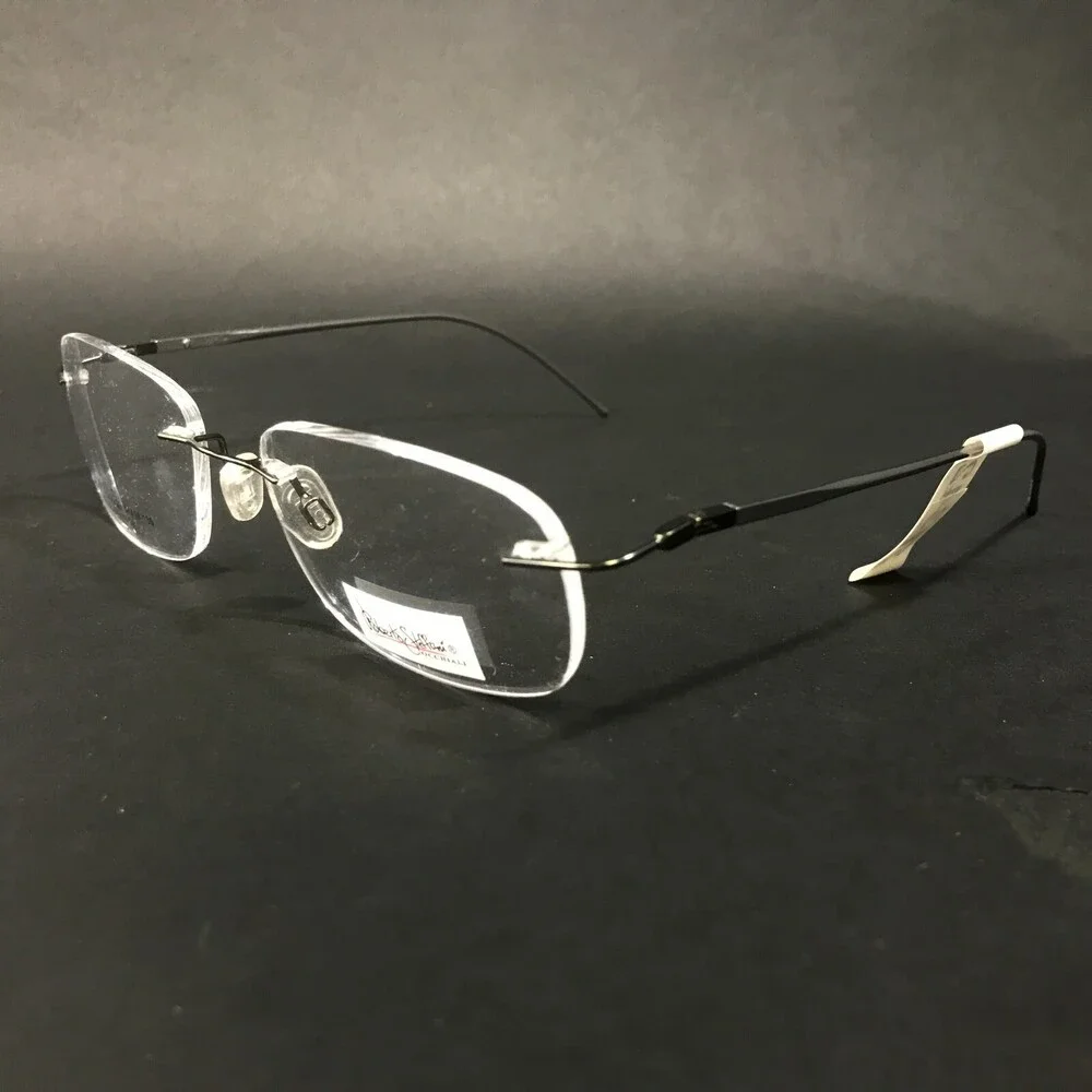 Roberto Steffani SC014 COL 20 Eyeglasses Frames Grey Rectangular 54-18-135